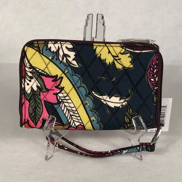 🔴FINAL PRICE NWT VB RFID Grab & Go Wristlet Autumn Leaves - Picture 2 of 6